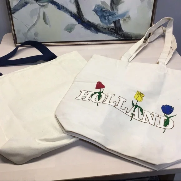 Amsterdam and London Books Tote Bag Set NWOT - Picture 2 of 13